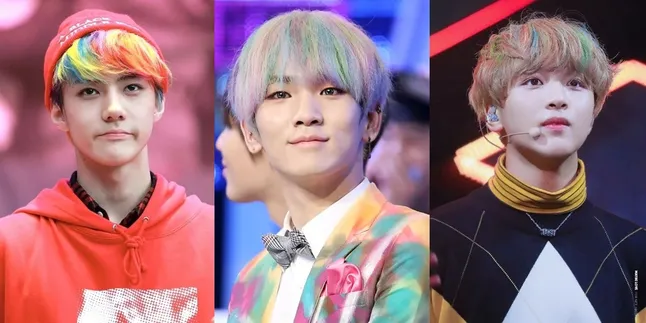 5 Artis SM Entertainment yang Pernah Cat Rambut Warna Pelangi dan Auto Jadi Trendsetter: Sehun EXO - Haechan NCT 5 Artis SM Entertainment yang Pernah Cat Rambut Warna Pelangi dan Auto Jadi Trendsetter: Sehun EXO - Haechan NCT
