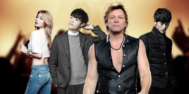 5 Bintang K-Pop Yang 'Pas' Tampil Bareng Bon Jovi