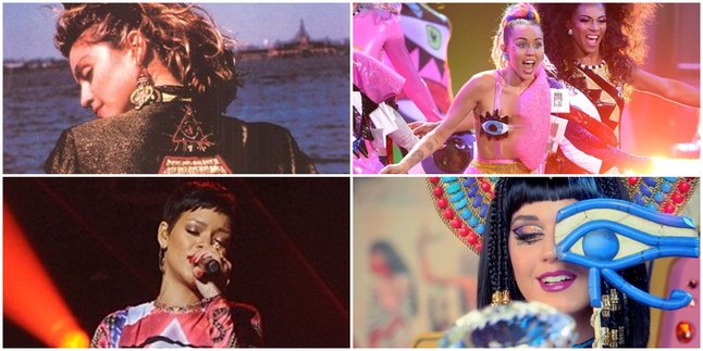 5 Diva Tersohor Ini Pakai Kostum 'Mata Satu', Illuminati Kah?