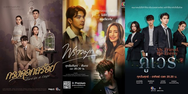 5 Latest Thai Dramas Starring Pon Nawasch as the Main Actor