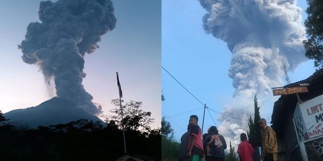 5 Photos of Mount Merapi's Condition After Erupting to a Height of 6000 Meters, Spewing Ash into the Sky