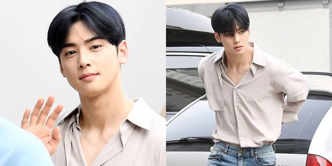 5 Photos of Cha Eun Woo Without Editing, Proving 'Visual King' with Handsome Face and Proportional Body