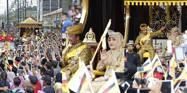 50 Tahun Memimpin, Sultan Brunei Gelar Parade Kereta Kencana Lapis Emas