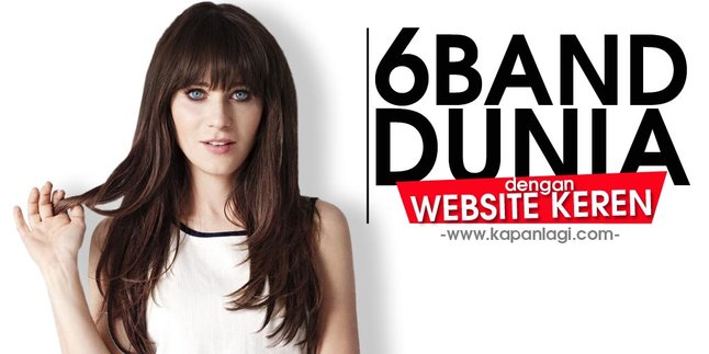 6 Band Dunia Dengan Desain Website Yang Gokil