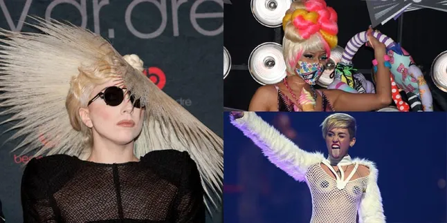 6 Foto Popstar Dengan Dandanan Paling Nyentrik!