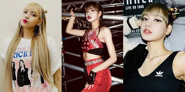 6 Gaya Rambut Lisa BLACKPINK Saat Tur Konser di Luar Korea, Mana Favoritmu?