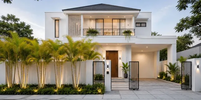 6 Ideas for House Facades with Yellow Palms that Make the Yard Cooler