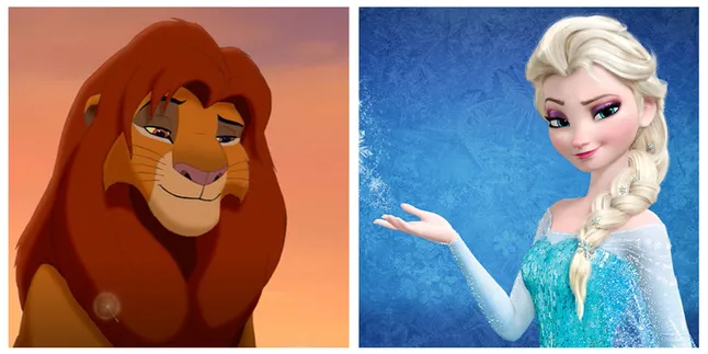 6 Kemiripan Film 'FROZEN' Dengan 'THE LION KING'