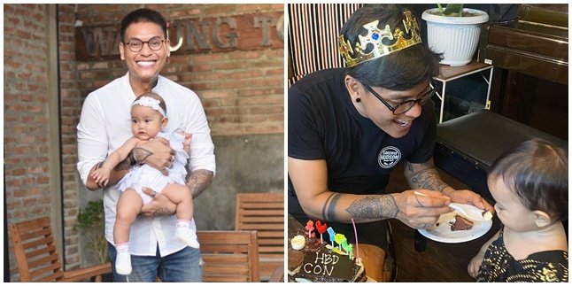 6 Pictures of Hudson IMB with His Beautiful Granddaughter, Being a Young Grandfather - Still Fashionable