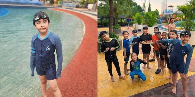 6 Photos of Muhammad Ali, Mulan Jameela's Son, at the Playground with His Classmates, Here's Their Closeness