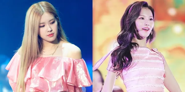 7 K-Pop Idol Bak Princess Disney Pakai Kostum Pink, Rose BLACKPINK - Sana TWICE