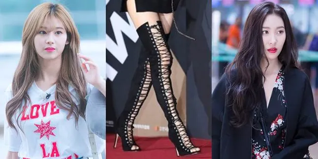 7 K-Pop Idol Cewek Ini Pancarkan Aura Hot & Bold Pakai Knee High Boots