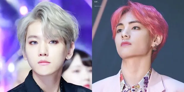 7 K-Pop Idol Cowok Tampan Dengan Kelopak Mata Monolid, Baekhyun EXO - V BTS
