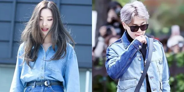 7 K-Pop Idol Tampil Kece Pakai Busana Serba Denim, Sunmi - Jimin BTS 7 K-Pop Idol Tampil Kece Pakai Busana Serba Denim, Sunmi - Jimin BTS