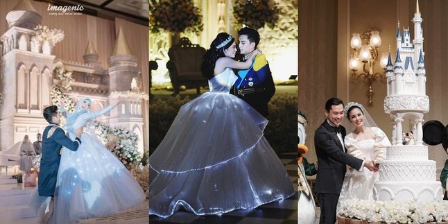 Portraits of 3 Celebrity Weddings ala Disney Princess, Look Perfect - Ends Not as Expected