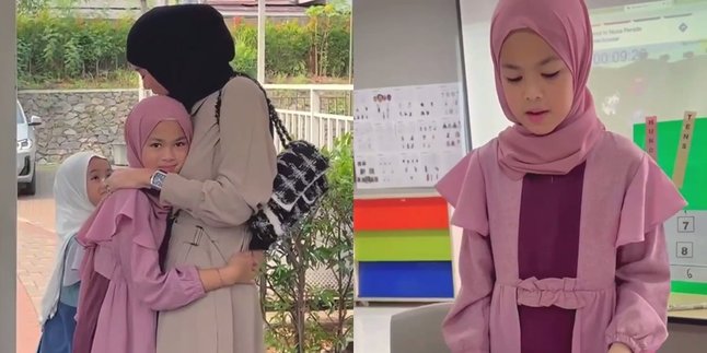 7 Portraits of Aleena, Olla Ramlan's Second Child, who is Getting More Beautiful with Her Hijab