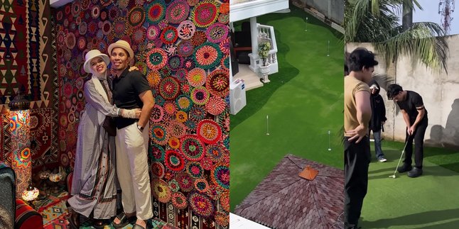 7 Portraits of Gen Halilintar's Children Creating a Golf Course for Their Parents at Home - Process Took Up to Six Months