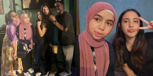 7 Portraits of Marshanda's Child and Nia Ramadhani's Child Meeting During Iftar, Their Visuals are as Beautiful as Mini Versions of Their Mothers