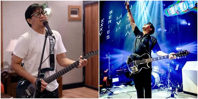 7 Potret Andre Taulany Buktikan Gitar Tak Kenal Usia, Penampilannya Banjir Pujian Netizen