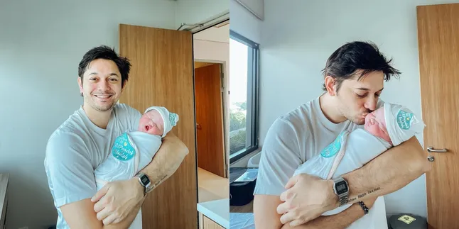 7 Potret Andrew Andika Gendong Anak Kedua yang Baru Saja Lahir, Ekspresi Bahagia Tak Bisa Dibendung