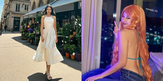 7 Potret Anya Geraldine di Ultah Geng Seleb Aries, Cosplay Jadi Nami ONE PIECE - Salfok Tampil Berbikini