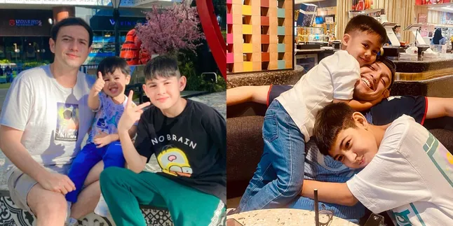 7 Potret Arsen dan Kazeem Anak Rifky Balweel, Saling Sayang Meski Beda Ibu - Paras Keduanya Curi Perhatian