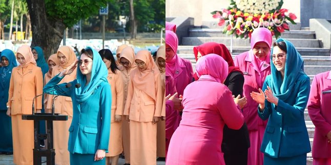 7 Portraits of Arumi Bachsin as the Inspector of Ceremony, Hijab Style Becomes the Spotlight of Netizens