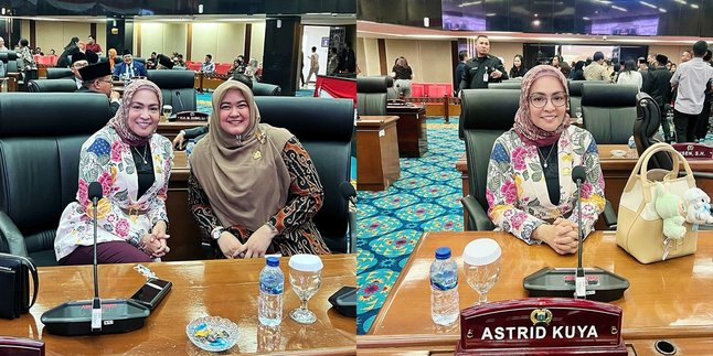 7 Photos of Astrid Kuya Who is Now a Member of the Regional People's Representative Council, Has Started Working and Attending Meetings