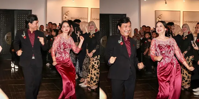 7 Potret Asyiknya Ira Wibowo dan Katon Bagaskara Joget Bareng di Nikahan Anak