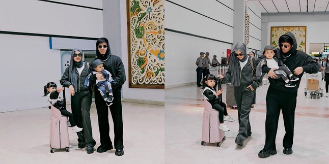 7 Photos of Aurel Hermansyah and Atta Halilintar's Journey to Batu City, Appearing in Casual OOTD with Their Children