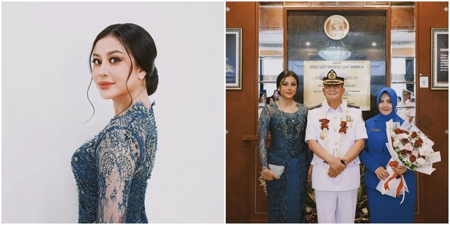 7 Photos of Awkarin Accompanying Her Father at the New Position Inauguration, Elegant Style Becomes the Spotlight