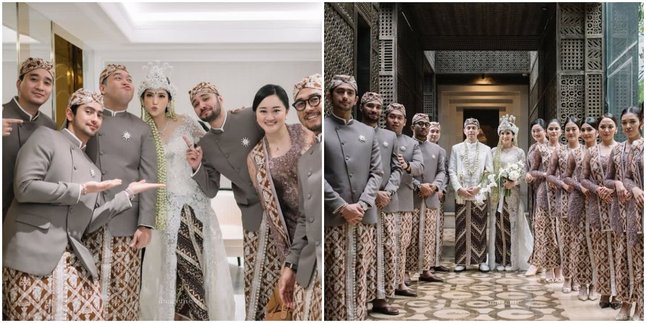 7 Happy Portraits of Refal Hady as a Groomsman at Dewi Paramita's Wedding