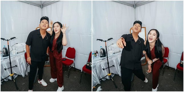 7 Portraits of Bella Bonita Accompanying Denny Caknan Backstage, Proof of Romantic Loyalty