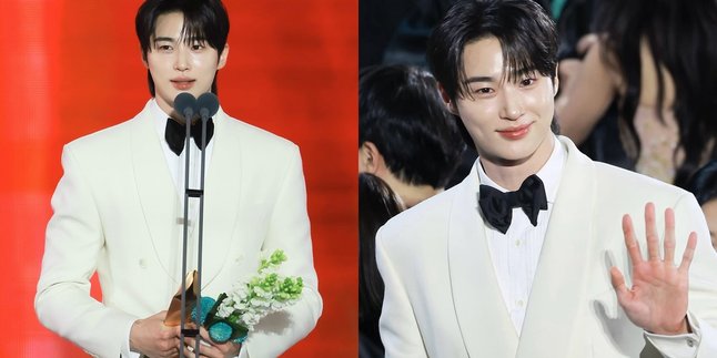 7 Photos of Byeon Woo Seok at the 2025 Baeksang Arts Awards in a Charming White Suit