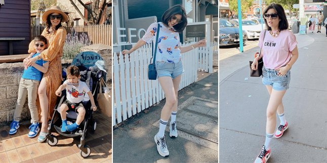7 Portraits of Carissa Putri Living in Australia, Beautiful Hot Mom Likes to Pose OOTD & Show off Her Long Legs