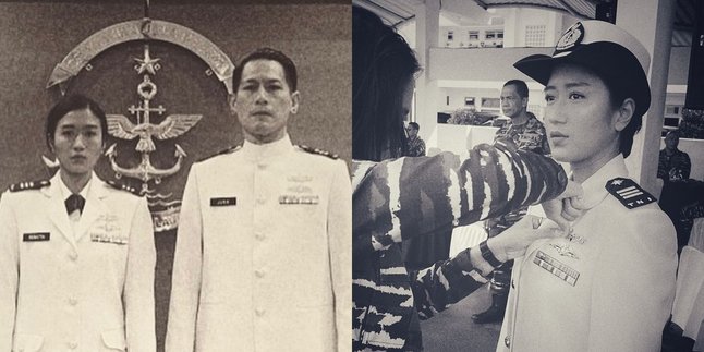 7 Beautiful Portraits of Chef Renatta Wearing the Indonesian Navy Uniform, Giving off Vibes Like Being in a War Drama