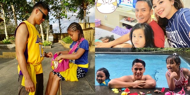 7 Portraits of Choky Sitohang Raising His Two Daughters, a Caring Father