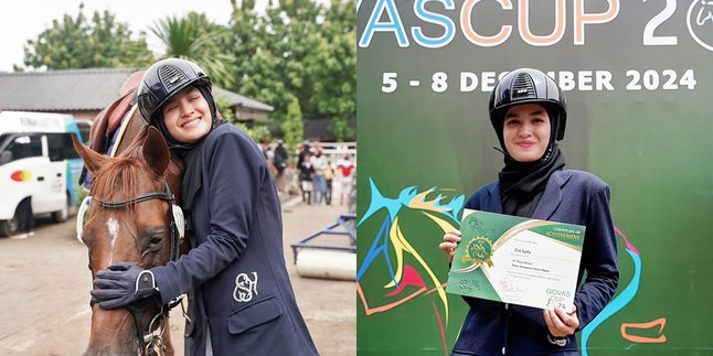 7 Photos of Cut Syifa Participating in Equestrian Competition, Receiving Many Congratulations from Netizens