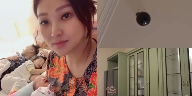 7 Potret Dapur Hijau Sarwendah, 'Kantor' Baru yang Dilengkapi CCTV Bisa Ngomong