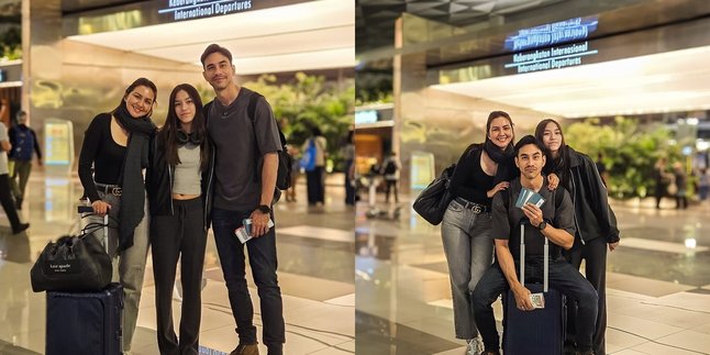 7 Photos of Darius Sinathrya and Donna Agnesia Departing for Vacation in Europe, Can't Wait to Meet Their Two Sons