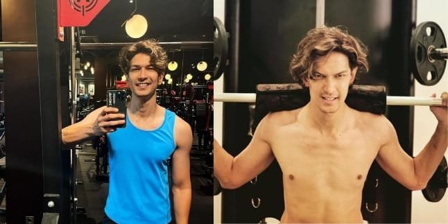 7 Photos of Dimas Beck with Increasingly Muscular Body, Body Transformation from 73 - 79.5 Kg is Very Impressive