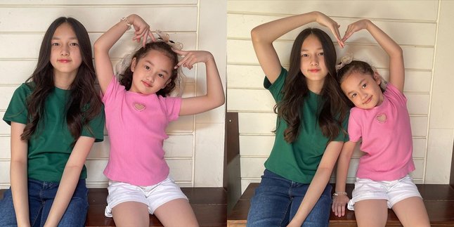 7 Photos of Elea and Sheva, Ussy Sulistiawaty's Children, Looking More Beautiful like Korean Idols, Netizens: The One on the Left is SM, the One on the Right is YG