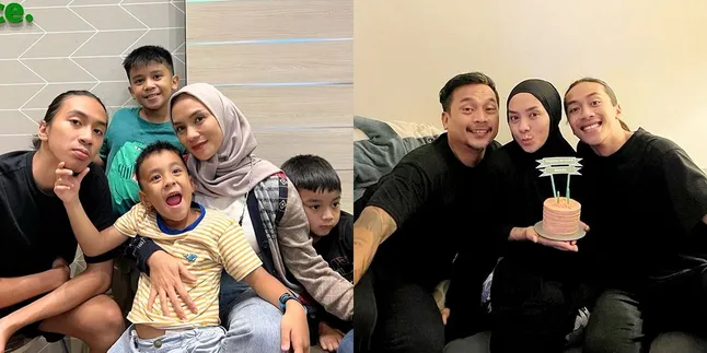 8 Potret Enno Lerian di Usia 39 Tahun, Bahagia Bareng Suami dan 4 Anak yang Laki-Laki Semua