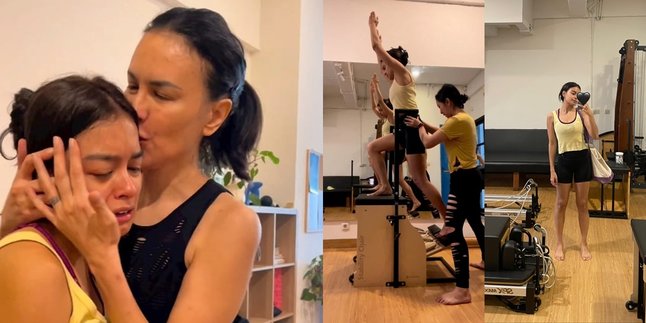 7 Portraits of Eva Celia Doing Pilates, Unexpectedly Ended Up Crying and Comforted by Sophia Latjuba