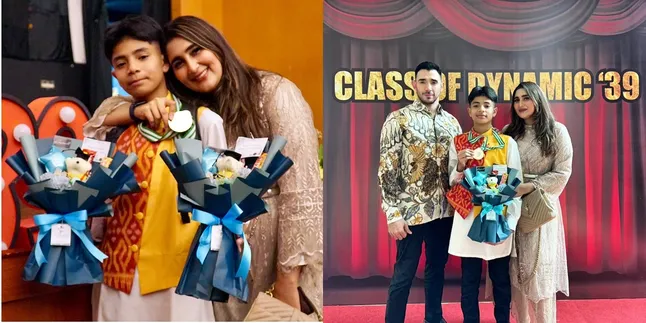 7 Potret Fabrizio Anak Sulung Tania Nadira Lulus SD, Kedekatan dengan Ayah Sambung Disorot