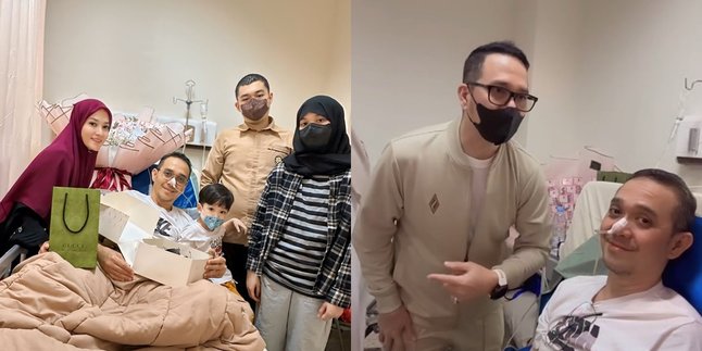 7 Portraits of Fadlan Muhammad Celebrating His Birthday with Family at the Hospital, Pale Face Becomes the Highlight