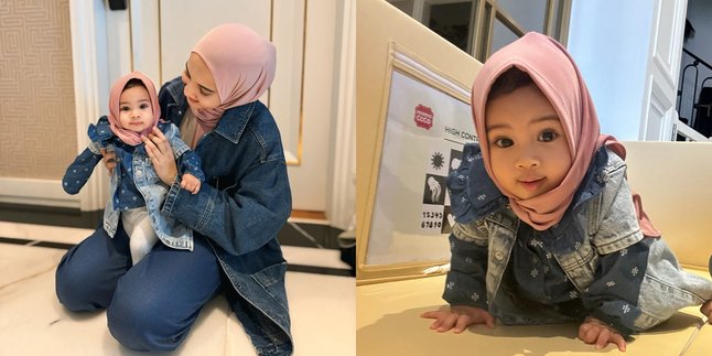 7 Adorable Photos of Baby Humaira, Zaskia Sungkar's Daughter, Wearing a Hijab, Outfits Matching Her Mother