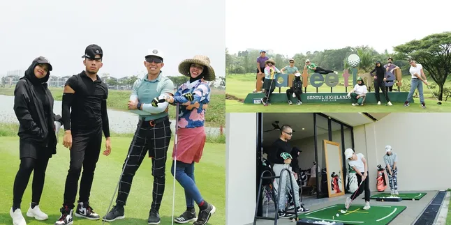 7 Potret Gen Halilintar Ikut Turnamen Golf, Alasan Tak Datang ke Tedak Siten Ameena hingga Diisukan Hindari Fuji
