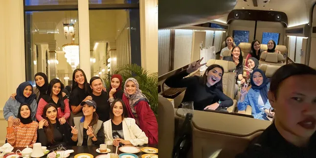 7 Potret Geng Cendol Kumpul Bareng, Seru Naik Bus Milik Ashanty bak Darmawisata 7 Potret Geng Cendol Kumpul Bareng, Seru Naik Bus Milik Ashanty bak Darmawisata