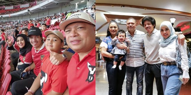 7 Warm Portraits of Raul Lemos, Krisdayanti's Husband, with Stepchildren and In-Laws, Receiving Praise